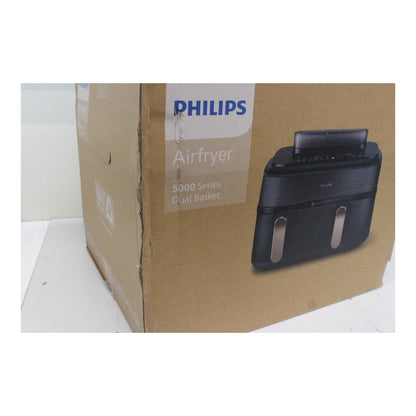 Philips | NA552/00 5000 Series | Dual Steam Air Fryer | 9 L | 2750 W | Black | DAMAGED PACKAGING | OUTLET