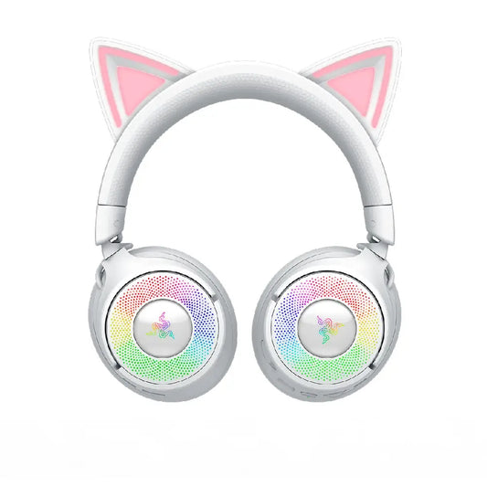 Razer | Headset | Kraken Kitty V3 Pro | 70 h | THX Spatial Audio | Tri-Mode Wireless | Quartz Pink