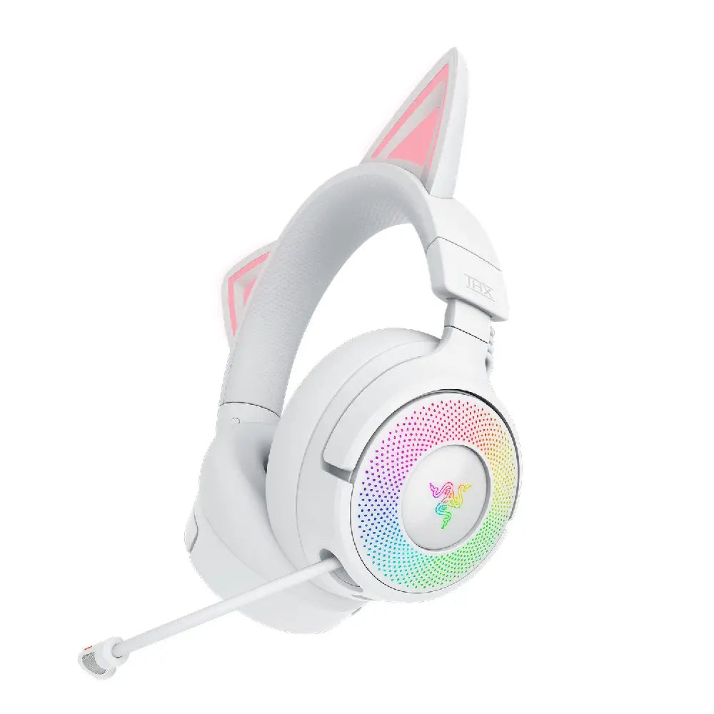Razer | Headset | Kraken Kitty V3 Pro | 70 Std. | THX Spatial Audio | Tri-Mode Wireless | Quartz-Pink