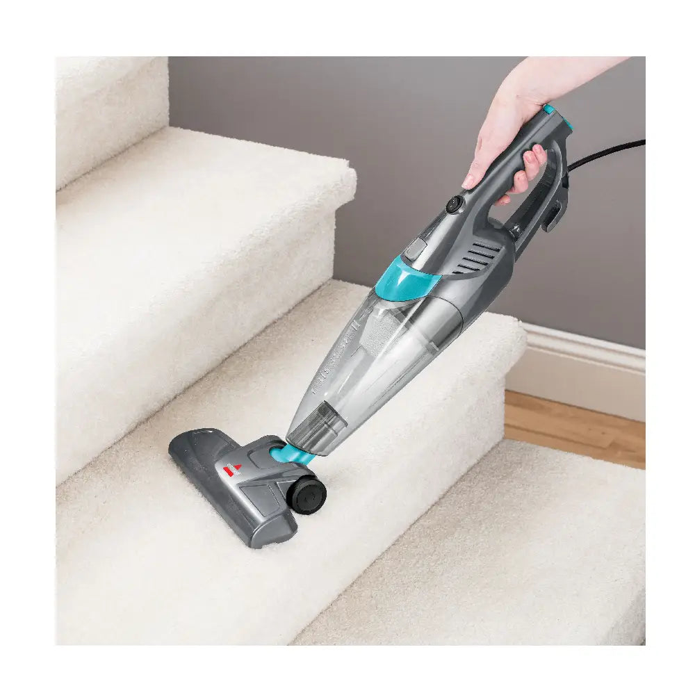 BISSELL | Stielstaubsauger | Featherweight 2024N | 450 W | Netzbetrieben | Blau/Titan
