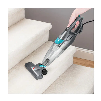 BISSELL | Stielstaubsauger | Featherweight 2024N | 450 W | Netzbetrieben | Blau/Titan