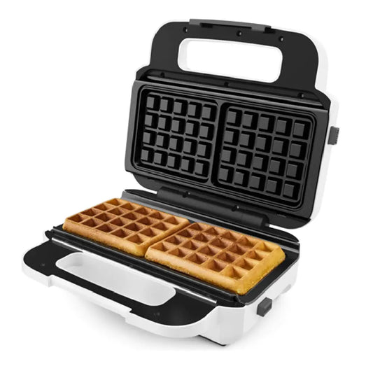 TEFAL | Waffle / Sandwich Maker | Snack XL SW701110 | 850 W | White/Silver