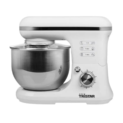 Tristar | Robot Pâtissier | MX-4817 | 1200 W | 5 L | Argent/Blanc