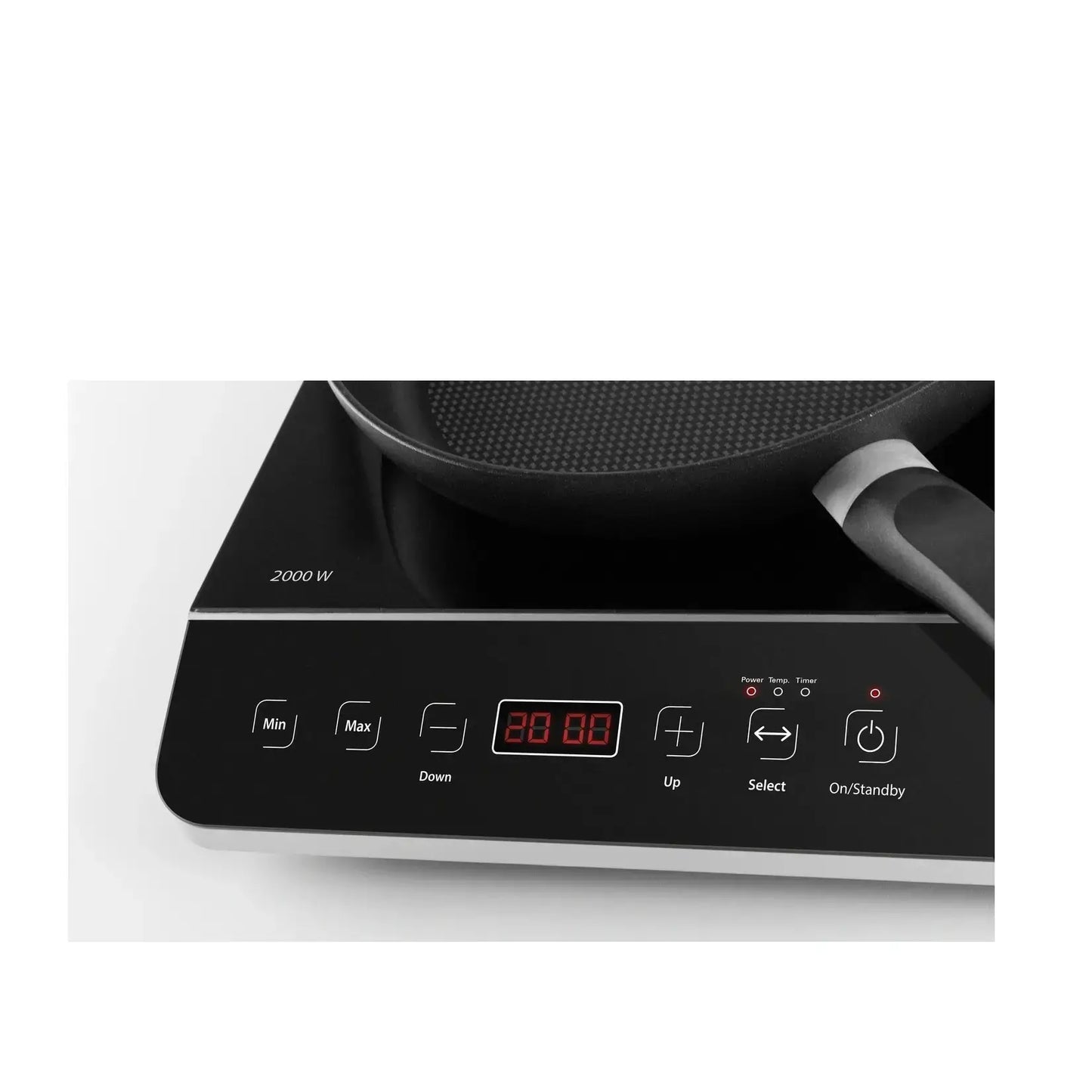 Caso | Hob | Touch 3500 | Induction | Nombre de foyers/zones de cuisson 2 | Noir