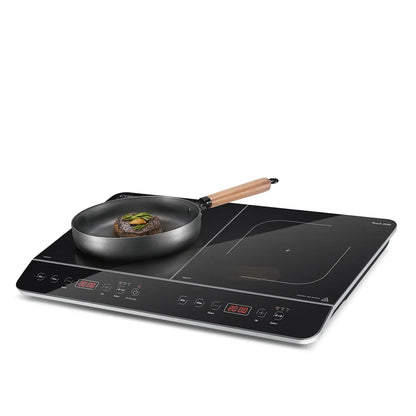 Caso | Hob | Touch 3500 | Induction | Nombre de foyers/zones de cuisson 2 | Noir
