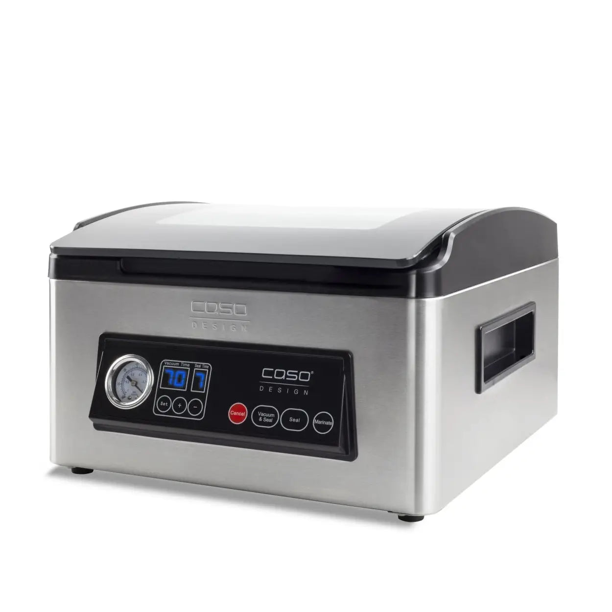 CASO Design VacuChef | Vakuumiergerät | 70 | 350 W | Schwarz | Silber