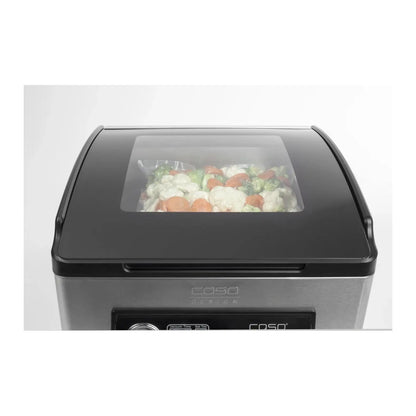 CASO Design VacuChef | Vakuumiergerät | 70 | 350 W | Schwarz | Silber