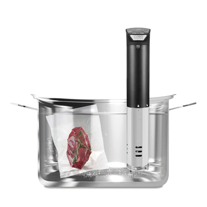 CASO Design | Sous Vide Garer | SV 1200 Smart | 1,2 kW | Edelstahl | Silber