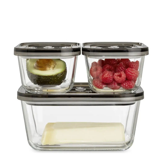 Caso | VacuBoxx Eco Set | 1177 | 3 | Transparent
