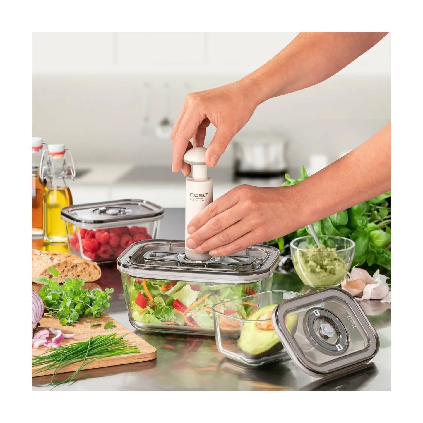 Caso | VacuBoxx Eco Set | 1177 | 3 | Transparent