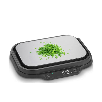 Caso | Küchen- und Präzisionswaagen | KitchenDuo | Anzeigetyp LED | Schwarz/Edelstahl