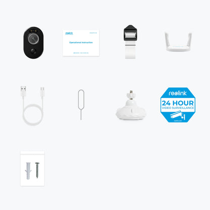 Reolink | Smart Wire-Free Camera with Motion Spotlight | Argus Series B330 | Bullet | 5 MP | Fixed | Max. 128GB