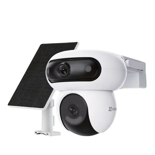 EZVIZ | Battery-Powered Dual Camera Kit with Solar Panel | CS-HB90/SP | 4+4 MP | 2.8mm/6mm | IP65 | Max. 512 GB