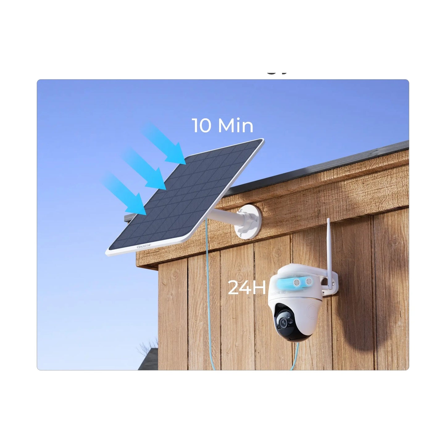 Reolink | Solar Panel 3 | SP3-W | IP65 | 12W | Black
