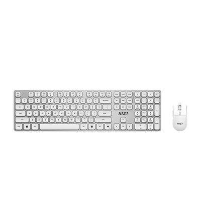 MSI | Keyboard and mouse set | Forge K210 W Combo White US | Wireless | US | White