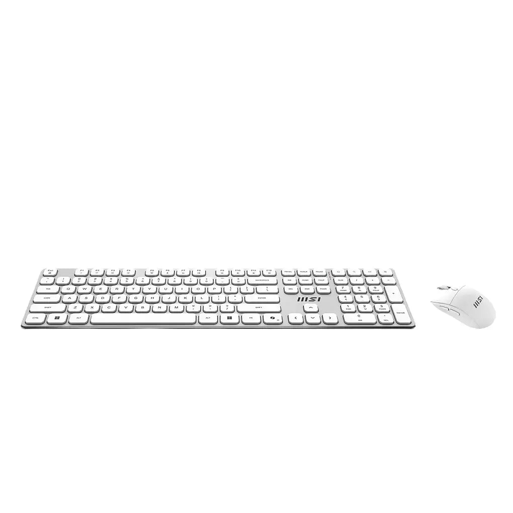 MSI | Tastatur- und Maus-Set | Forge K210 W Combo White US | Kabellos | US | Weiß