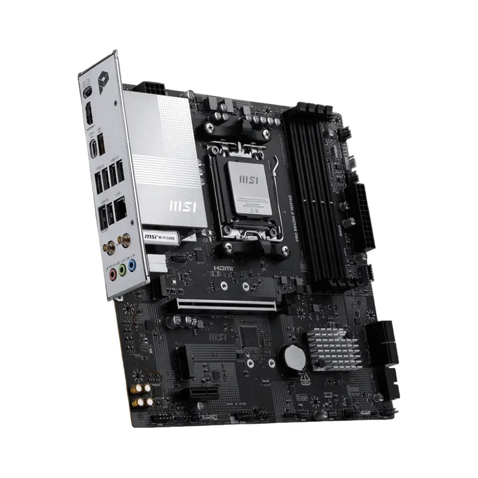 MSI | PRO B840M-P WIFI6E | Processor Socket Socket AM5 | Chipset Type AMD B840