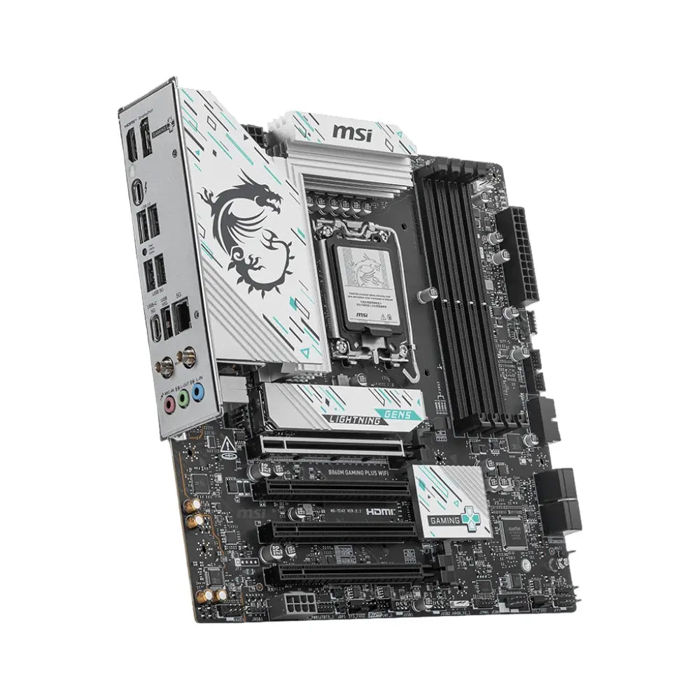 MSI | B860M GAMING PLUS WIFI | Processor Socket LGA1851 Socket | Chipset Type Intel B860