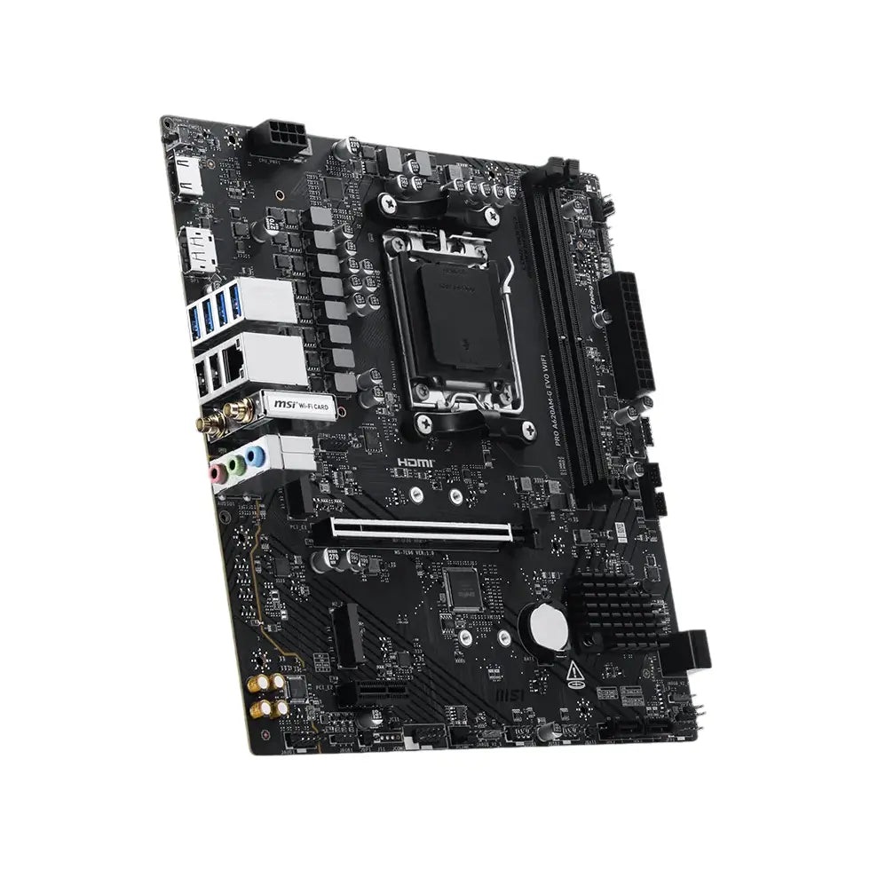 MSI | PRO A620AM-G EVO WIFI | Processor Socket Socket AM5 | Chipset Type AMD A620A