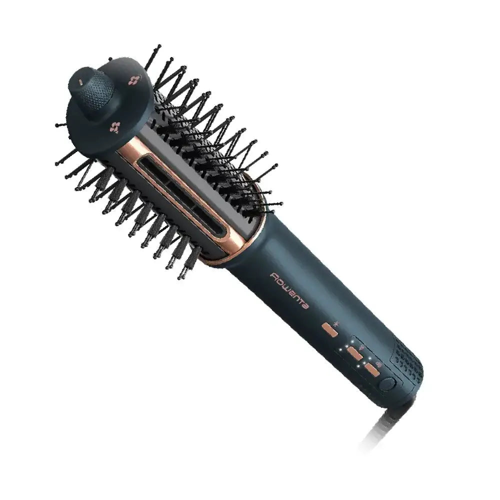 Rowenta | 3D Air Brush / Straightening Brush | UB9720E0 | 1100 W | Dark Blue/Copper