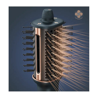 Rowenta | 3D Air Brush / Straightening Brush | UB9720E0 | 1100 W | Dark Blue/Copper