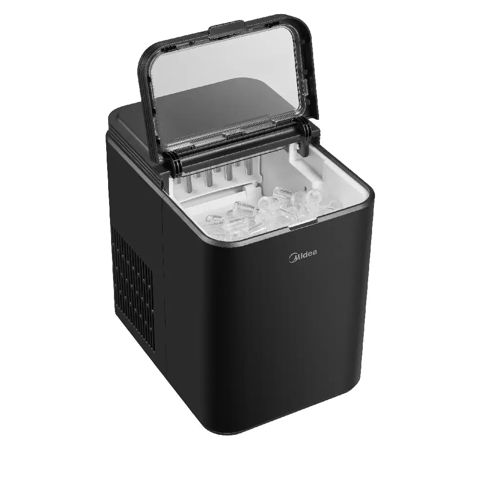 Midea | Eiswürfelbereiter | MERI12BG30EU | 12 kg/24h | Obsidian Black