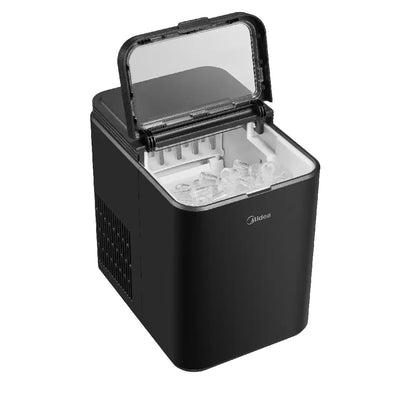 Midea | Eiswürfelbereiter | MERI12BG30EU | 12 kg/24h | Obsidian Black
