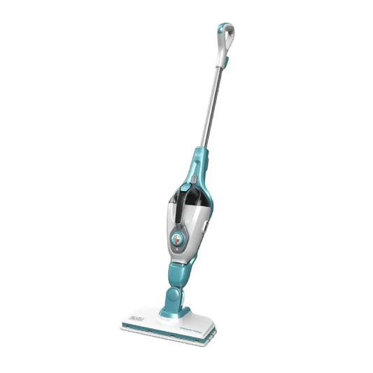BLACK & DECKER | Balai vapeur/Nettoyeur 9en1 | FSMH1351SM-QS | 1300 W | 0,5 L | Bleu sarcelle/Blanc