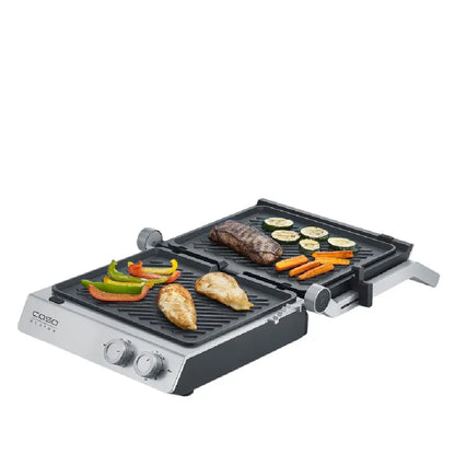 Caso | Contact Grill | SteakChef 02837 | 2000 W | 100-220 °C | Stainless Steel