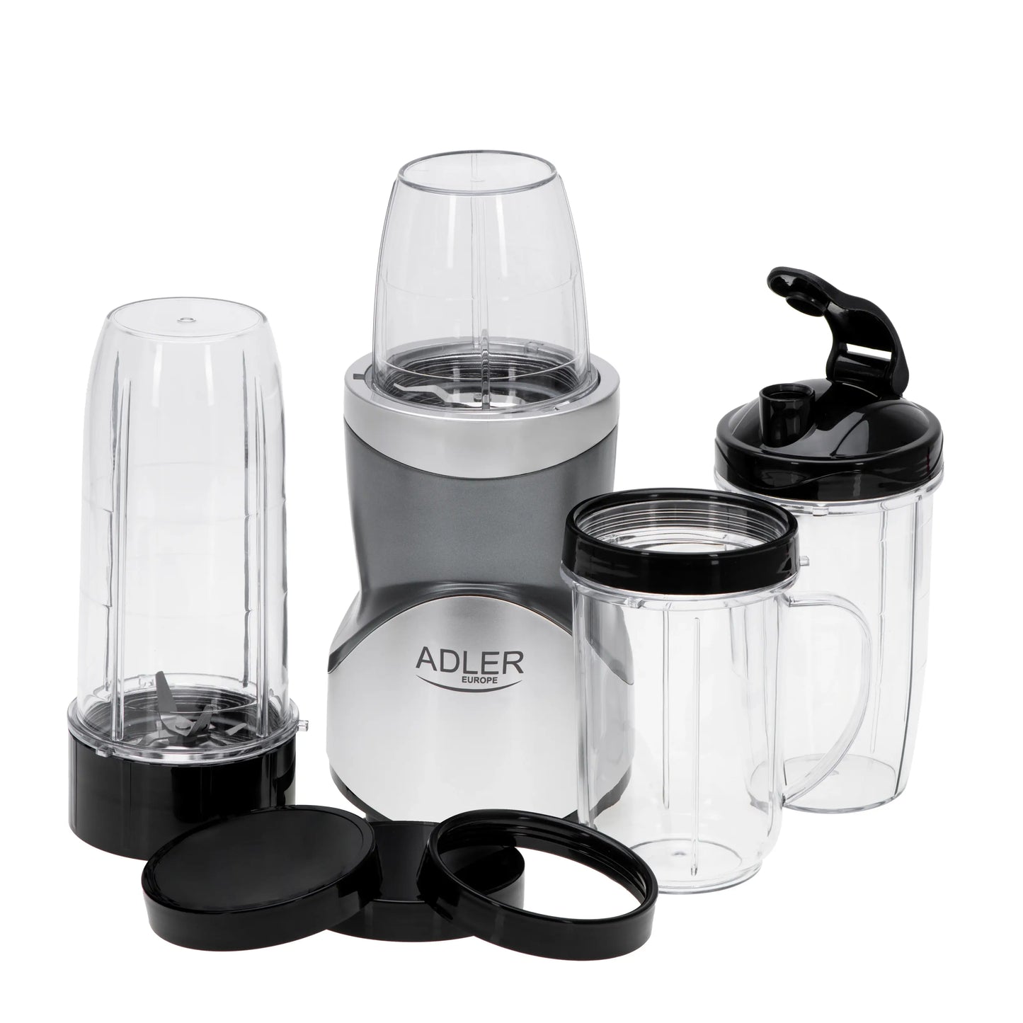 Adler | Blender Smoothie Set | AD 4084 | Standmixer | 1200 W | Edelstahl