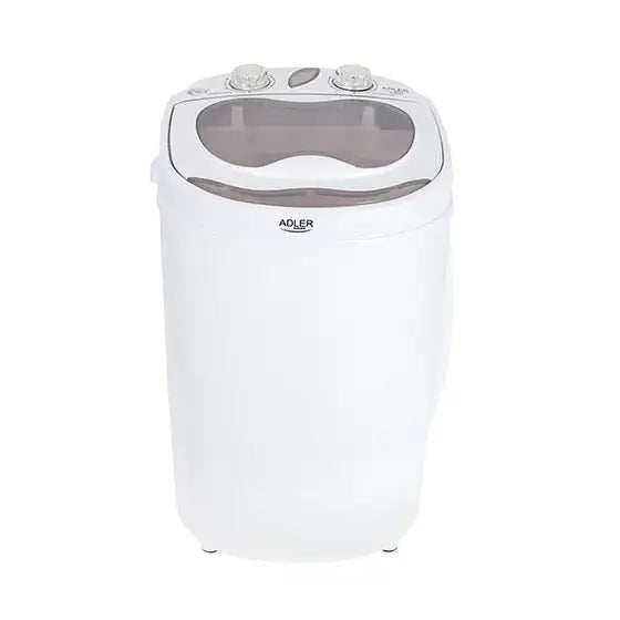 Adler | Mini-Waschmaschine | AD 8055 | Toplader | Fassungsvermögen 3 kg | Weiß