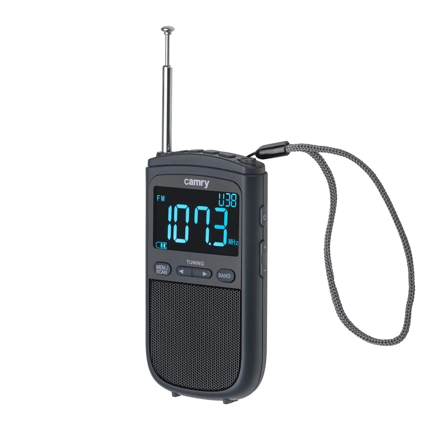 Camry | Portable mini radio | CR 1905 | Alarm function | Black