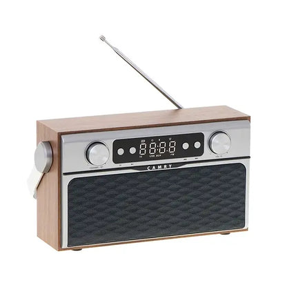 Camry | Bluetooth Radio | CR 1183 | 16 W | AUX in | Wooden
