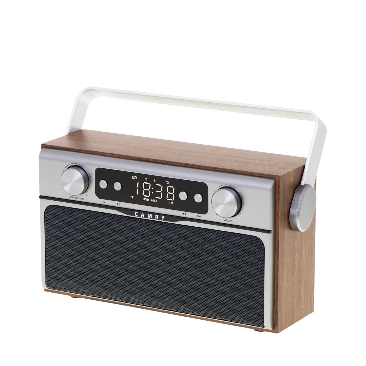 Camry | Bluetooth Radio | CR 1183 | 16 W | AUX in | Wooden