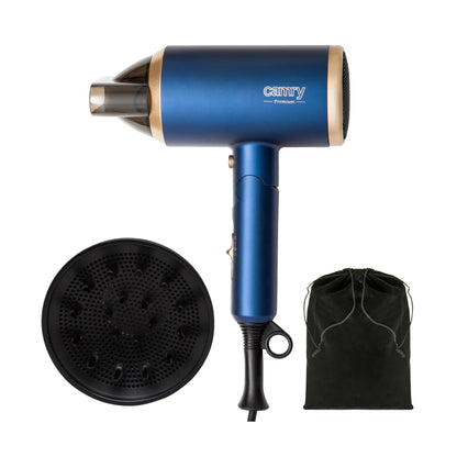 Camry | Hair Dryer | CR 2268 | 1800 W | Ionic function | Diffuser nozzle | Blue/Gold