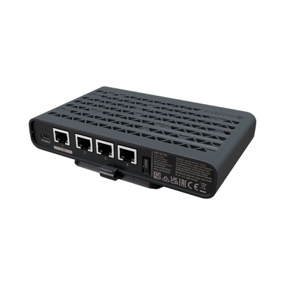 MikroTik | hAP be lite | Wi-Fi 7 | Dual-Band | 4-Port Router