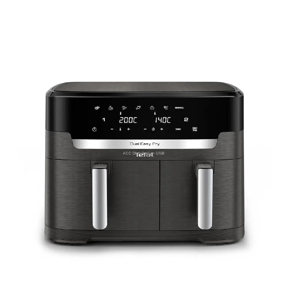 Tefal | Air Fryer | Easy Fry Dual XXL EY942HE0 | 2700 W | 11 L | 7 Programs | Dark Grey