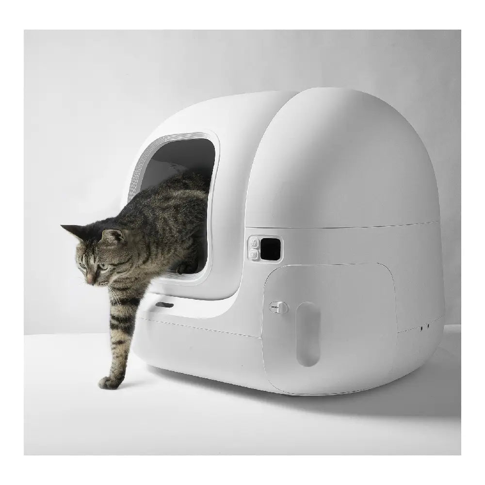 Petkit | Litière Automatique pour Chat | Pura Max 2 | 76 L | Élimination des Odeurs | Contrôle via App | Blanc