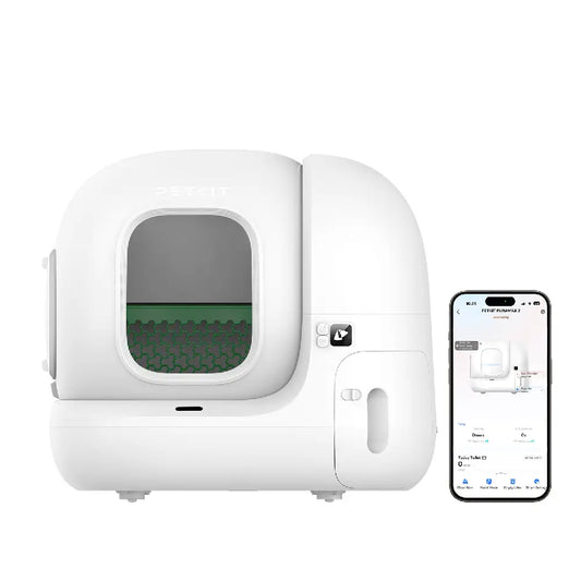 Petkit | Litière Automatique pour Chat | Pura Max 2 | 76 L | Élimination des Odeurs | Contrôle via App | Blanc