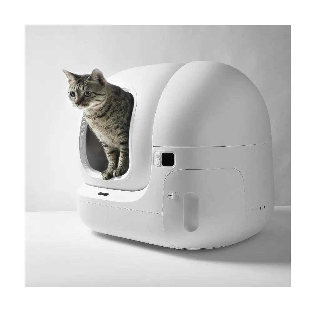 Petkit | Litière Automatique pour Chat | Pura Max 2 | 76 L | Élimination des Odeurs | Contrôle via App | Blanc