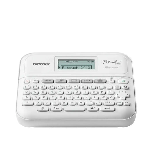 Brother | P-Touch PT-D410 | Wired | Monochrome | Thermal transfer | Grey | White