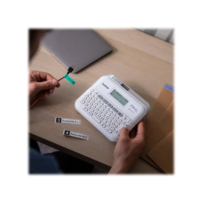 Brother | P-Touch PT-D410 | Wired | Monochrome | Thermal transfer | Grey | White