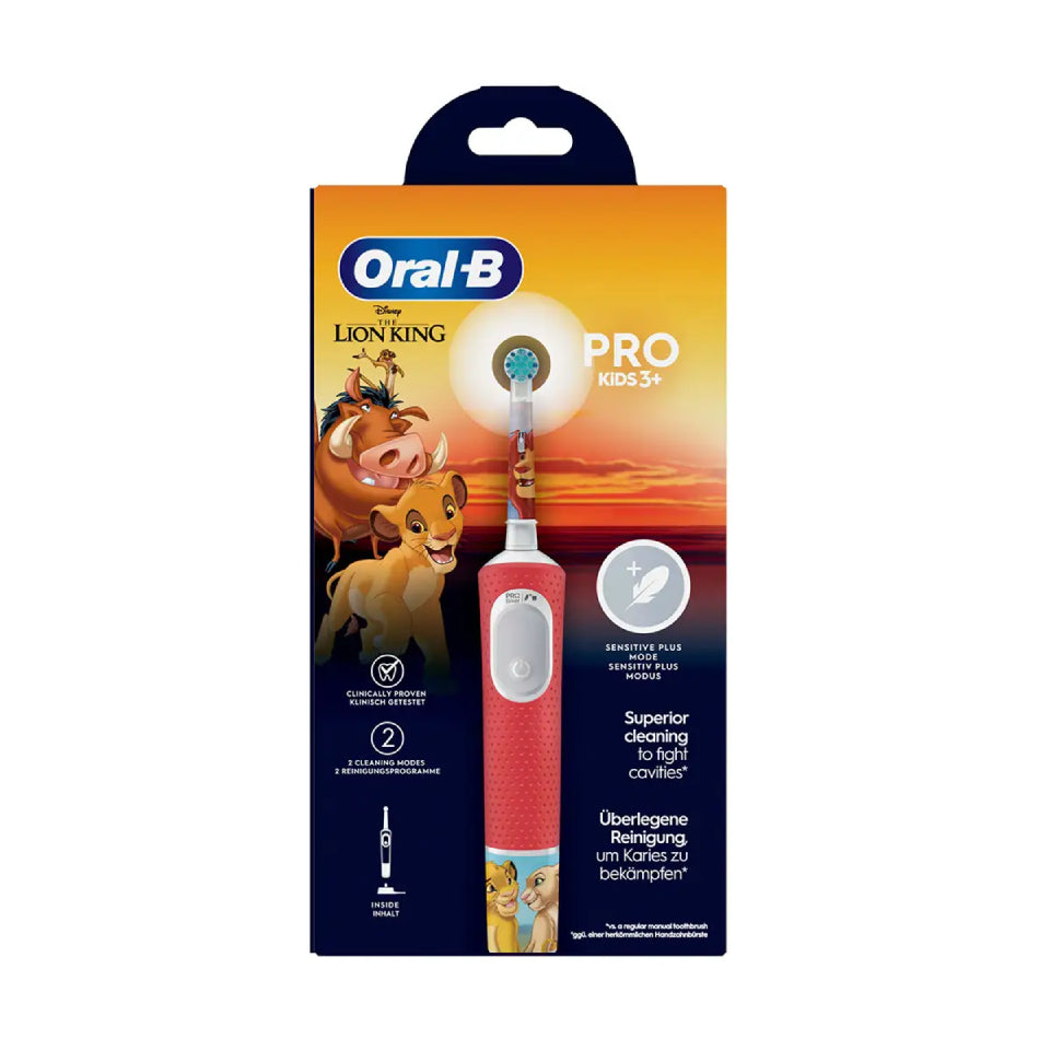 Oral-B | Pro Kids 3+ Lion King | Electric Toothbrush | Rechargeable