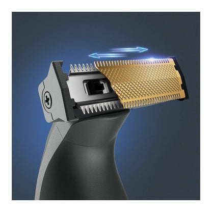 Rowenta | TN6044E0 | Beard Trimmer | Cordless | Wet & Dry | Black/Green