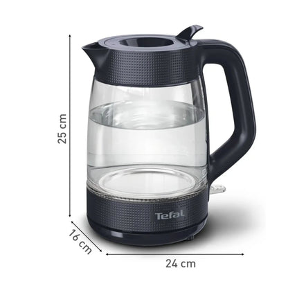 Tefal | Morning Glass KO2G08E0 | Electric Kettle | 2000 W | 1.7 L | Black