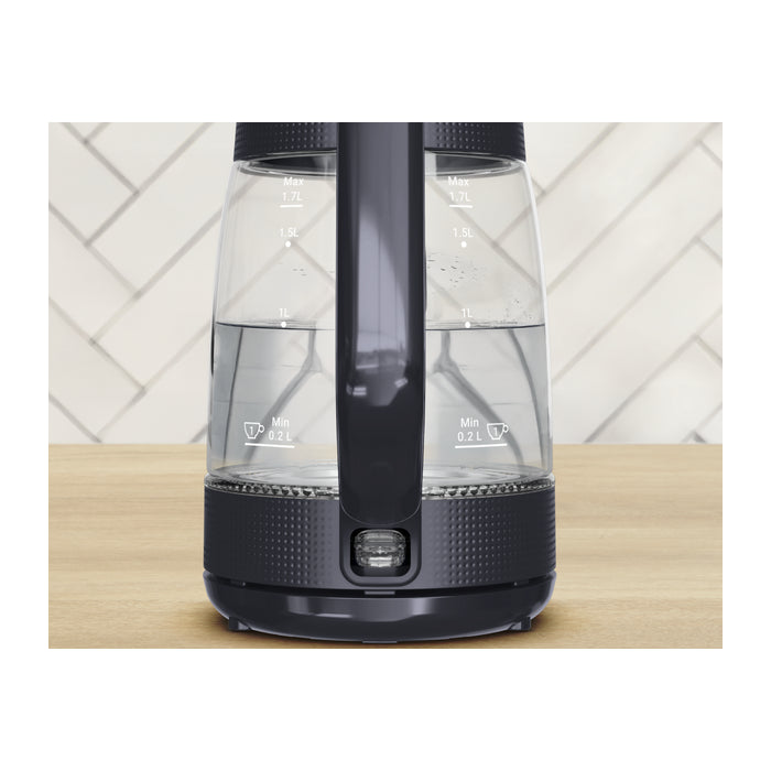 Tefal | Morning Glass KO2G08E0 | Electric Kettle | 2000 W | 1.7 L | Black