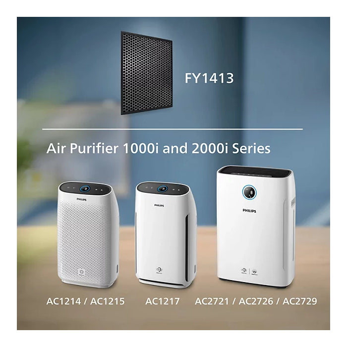 Philips | NanoProtect 1000 Series FY1413/30 | Active Carbon Replacement Filter | Black