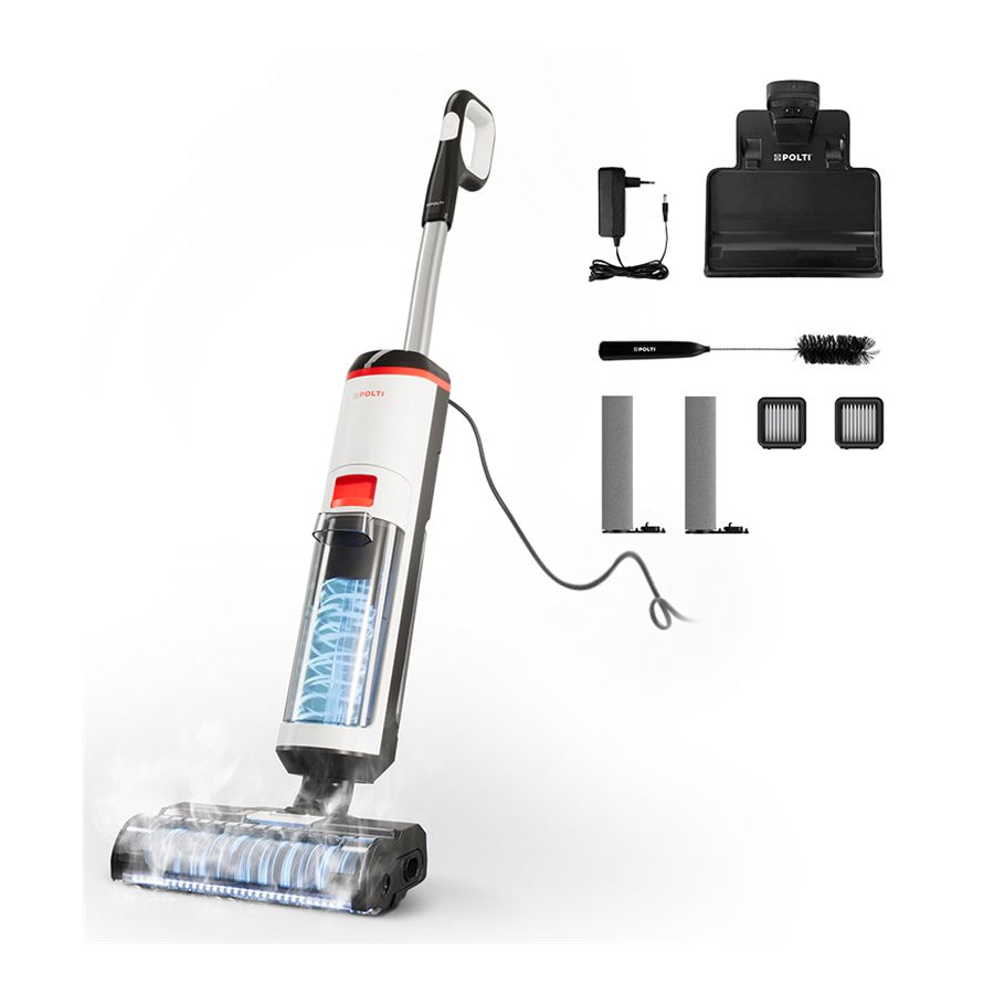 Polti | RollySteam WD10 | Corded Steam Cleaner | 750 W | 0.6 L | White/Black