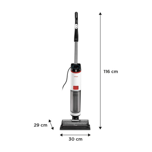 Polti | RollySteam WD10 | Corded Steam Cleaner | 750 W | 0.6 L | White/Black
