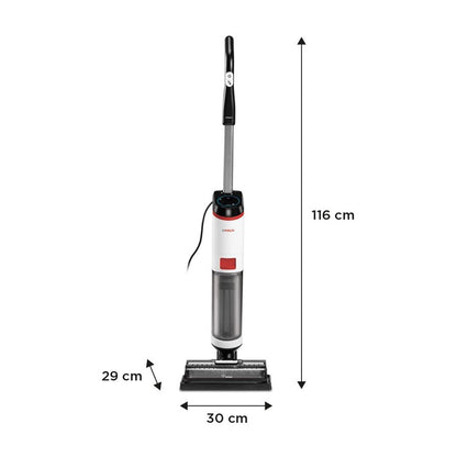 Polti | RollySteam WD10 | Corded Steam Cleaner | 750 W | 0.6 L | White/Black
